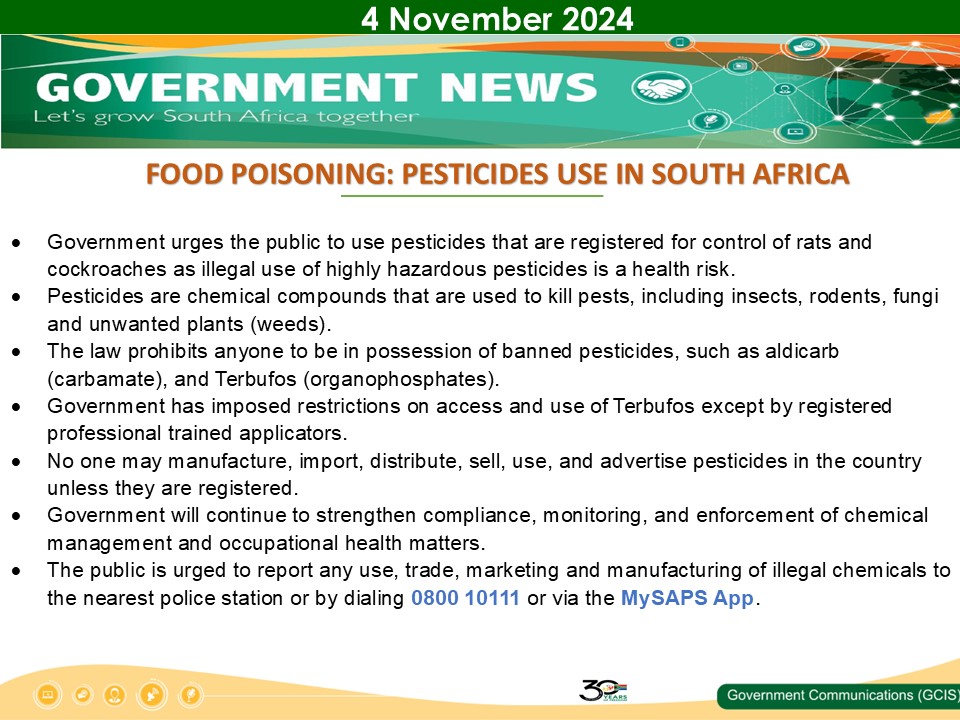 Government messages 4 November 2024
