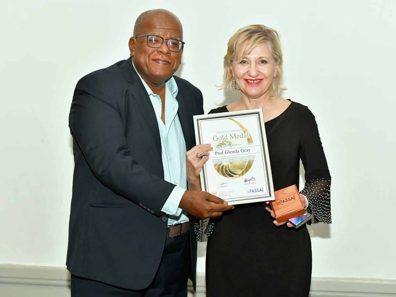 ASSAf Science-for-Society Gold Medals for outstanding achievement