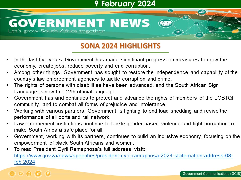 SONA  2024 Highlights