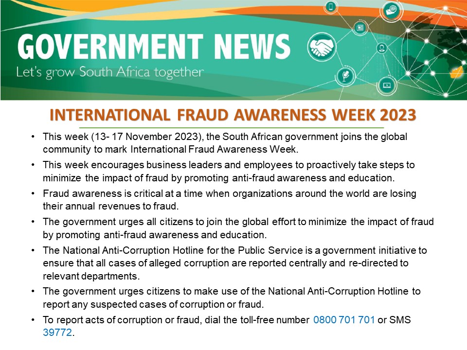 Government Messages of The Day-13 November 2023