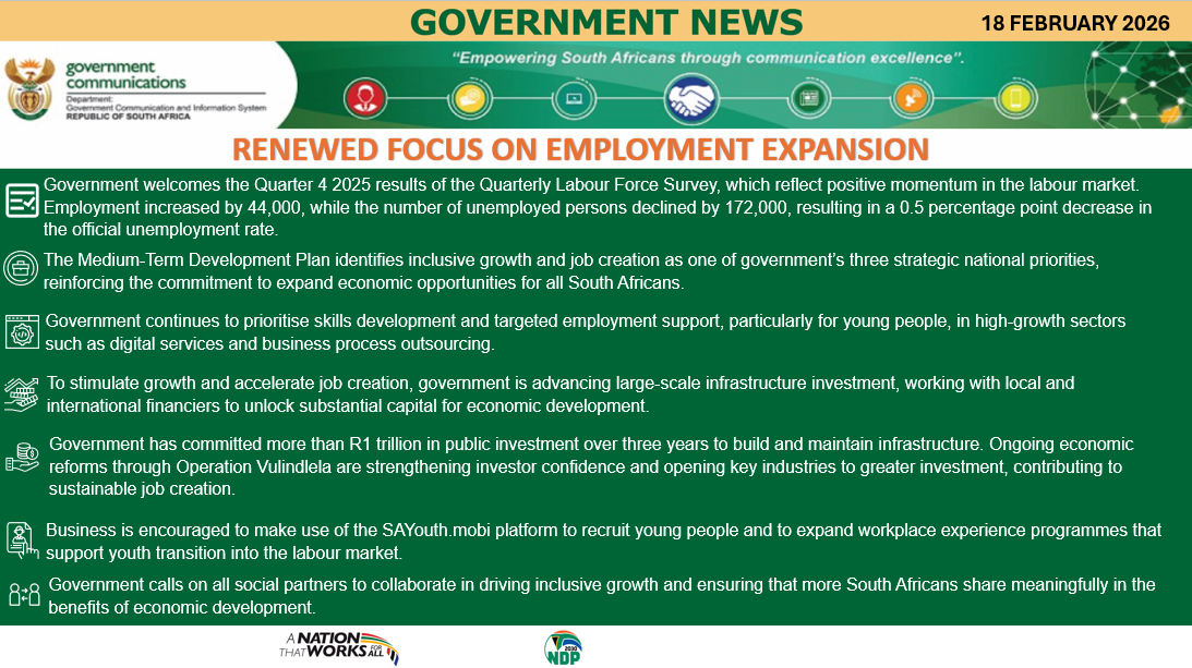 Government messages - 18 February 2026