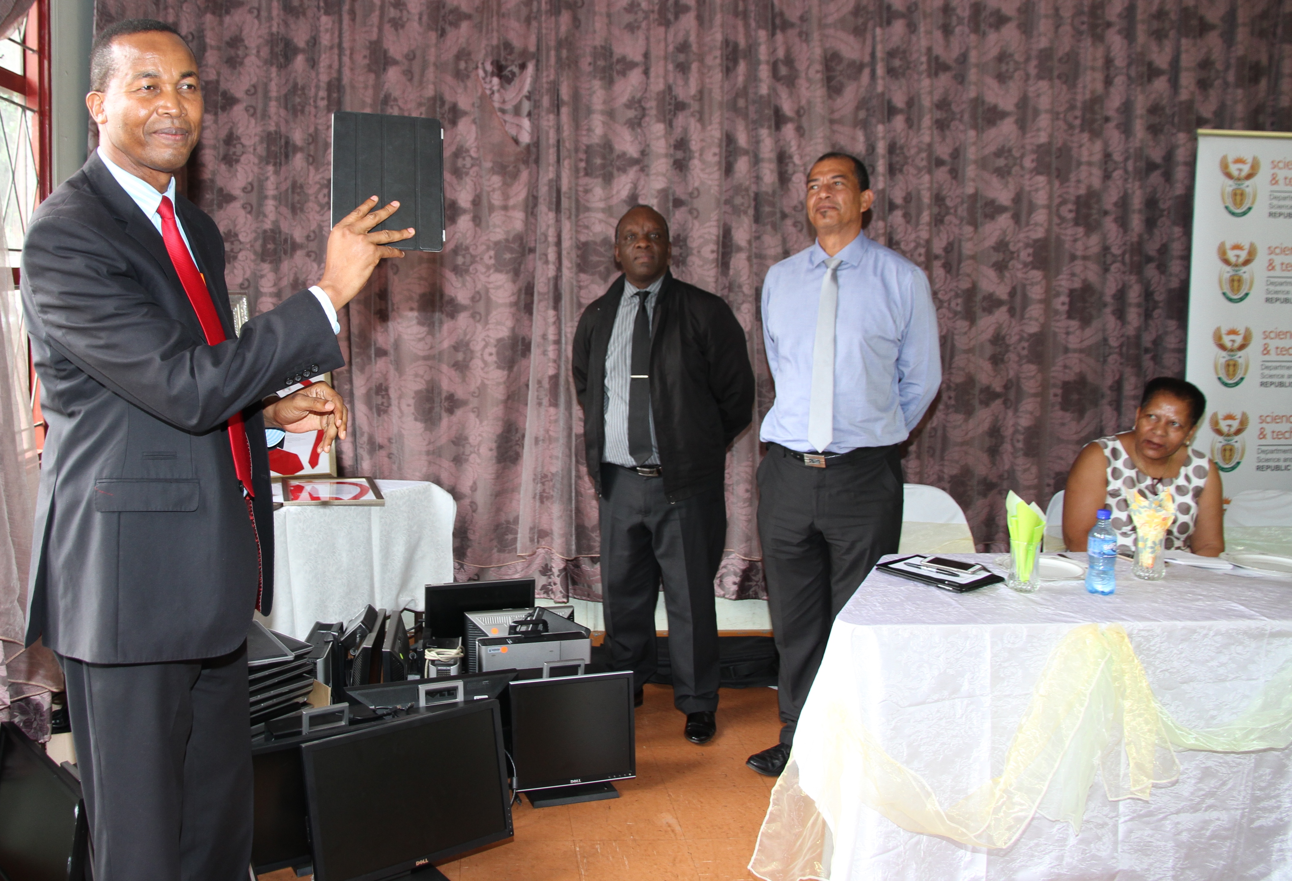 Local school welcomes learning material donated by DST
