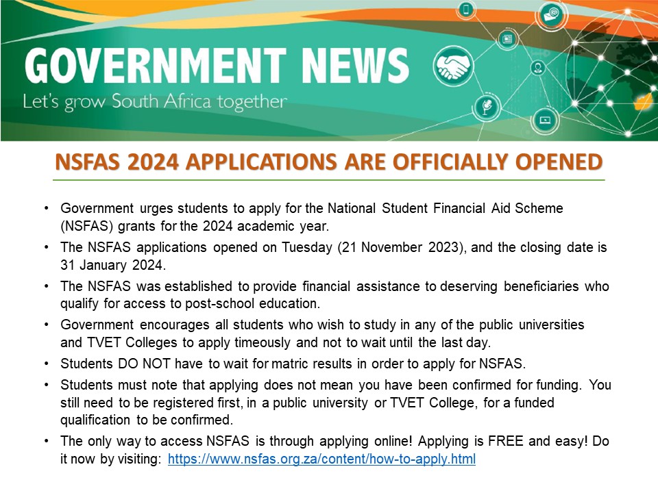 Government Messages of The Day- 22 November 2023