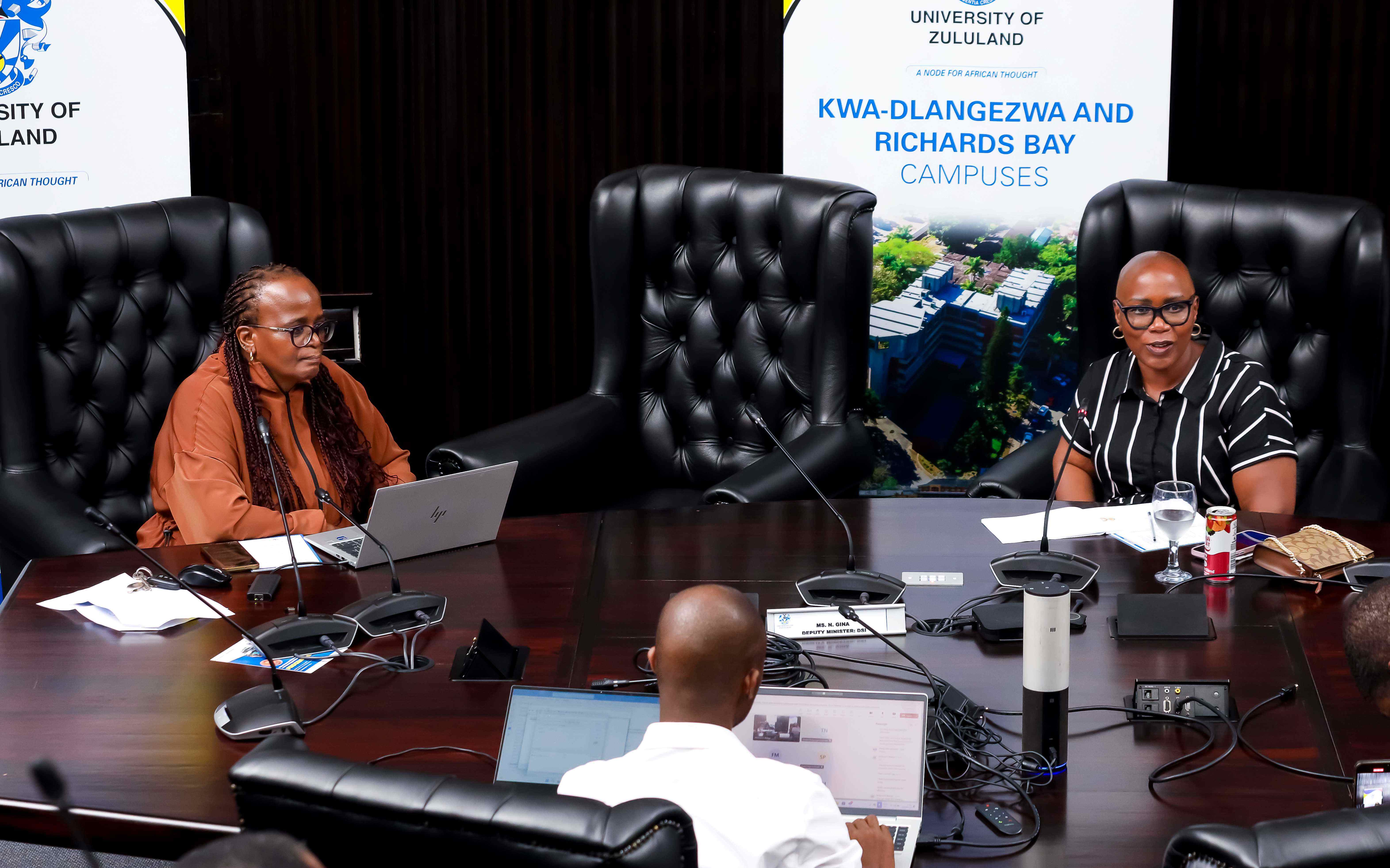 Deputy Minister Gina supports UNIZULU's ambitious vision for research and innovation