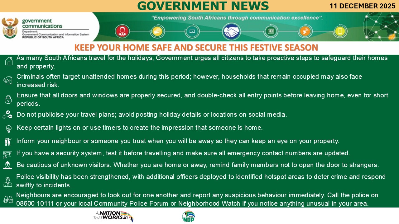 Government messages 11 December 2025