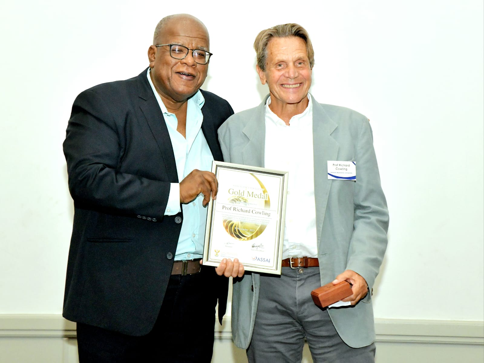 Profs Jonathan Jansen and Richard Cowling
