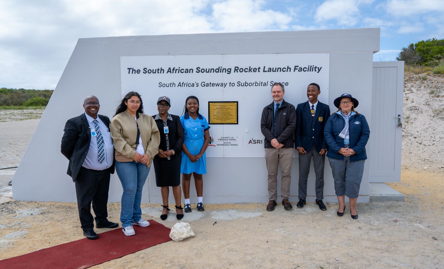Deputy Minister Gina unveils rocket sounding facility in Western Cape
