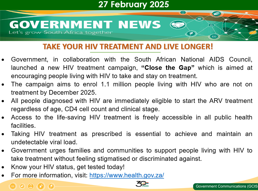 Government Messages - 27 February 2025