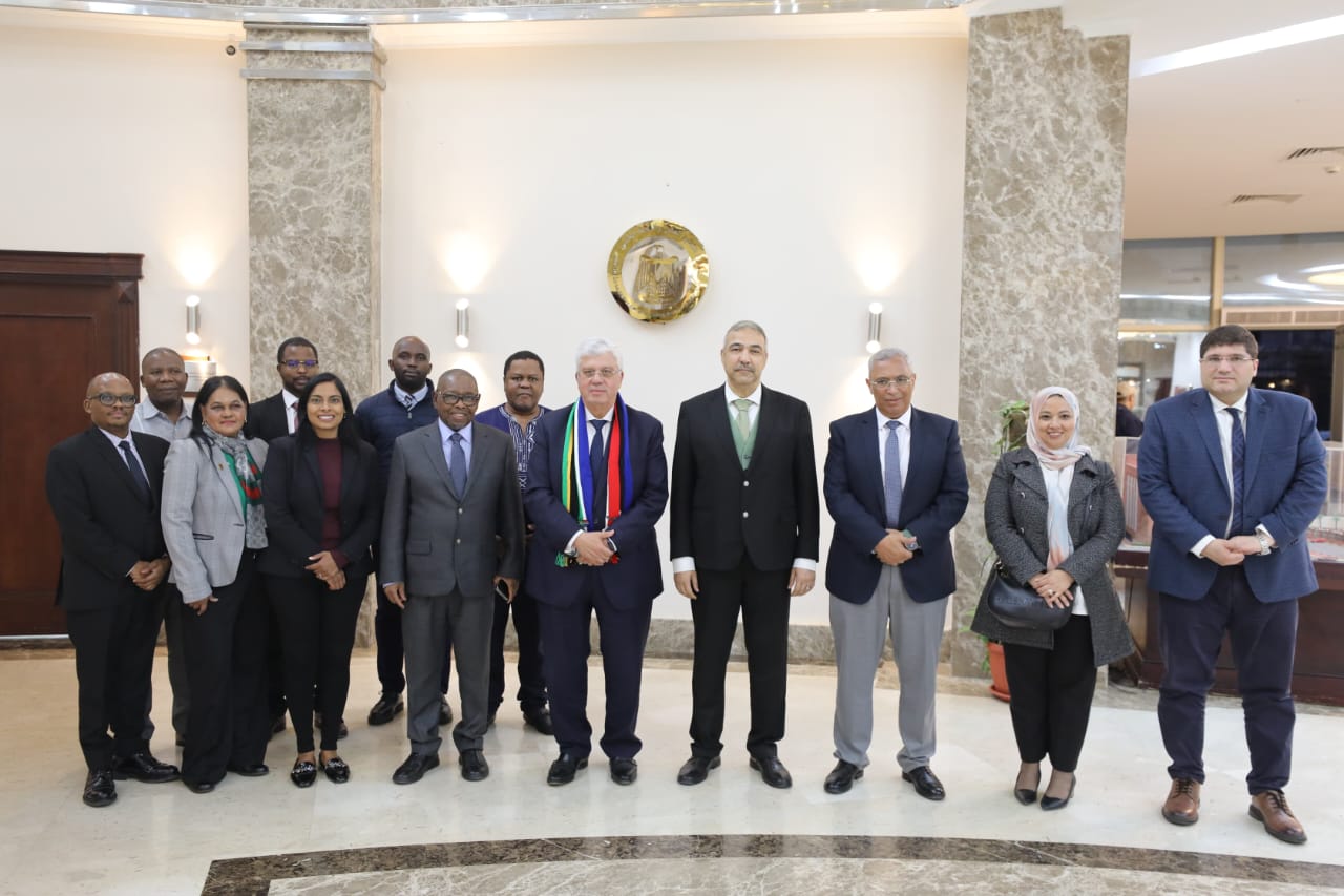 MINISTER NZIMANDE MEETS THE EGYPTIAN MINISTER OF HIGHER EDUCATION AND SCIENTIFIC RESEARCH 4 FEBRUARY, 2024