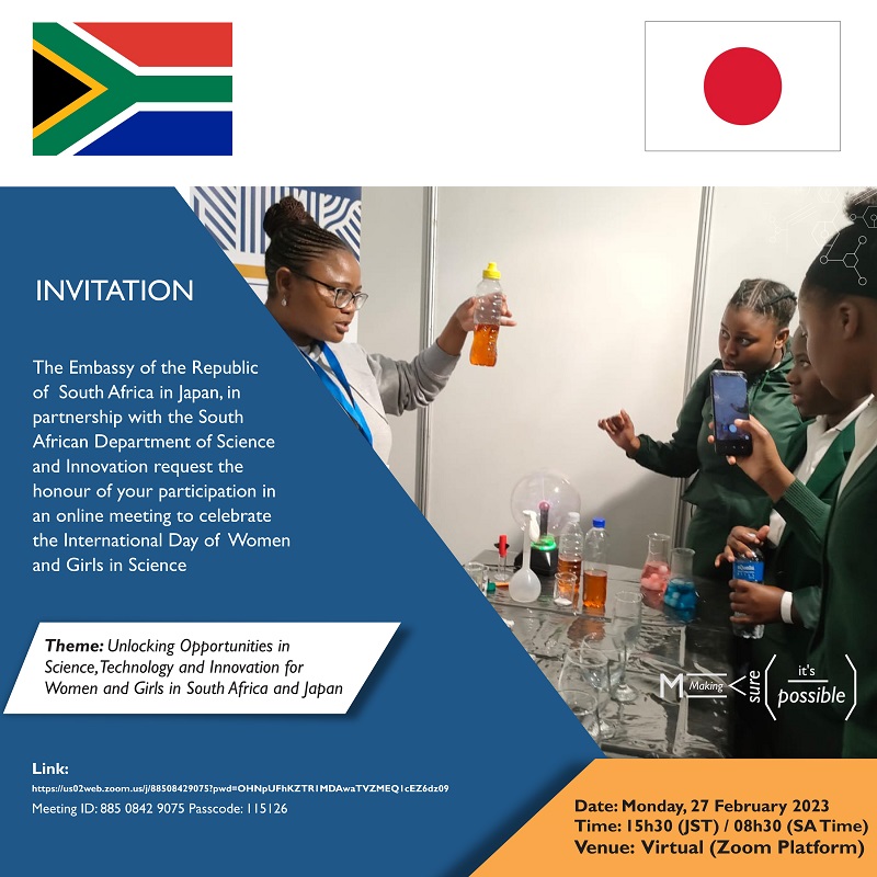 Unlocking Opportunities in Science, Technology and Innovation for Women and Girls in South Africa and Japan
