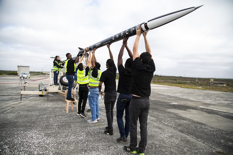 UKZN celebrates another successful rocket launch at the Overberg Test Range in Arniston