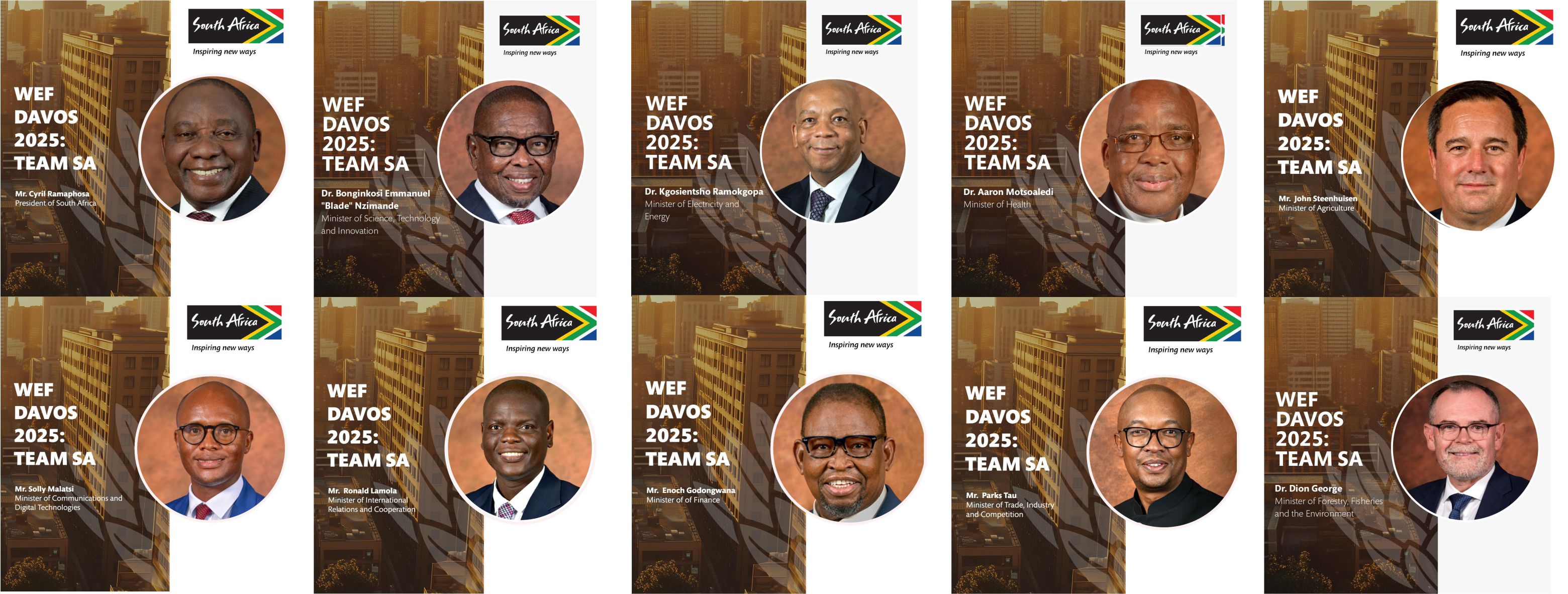 MINISTER NZIMANDE FORMS PART OF PRESIDENT CYRIL RAMAPHOSA'S MINISTERIAL DELEGATION TO THE 2025 WORLD ECONOMIC FORUM