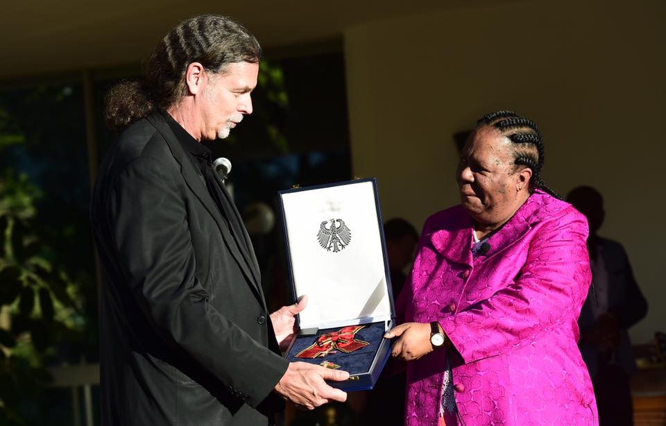 Minister receives the Order of Merit from the German Federal Government