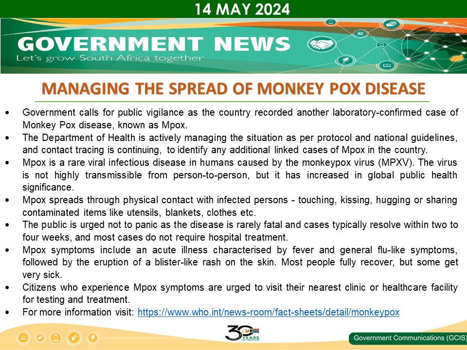 Government Messages of The Day- 14 May 2024