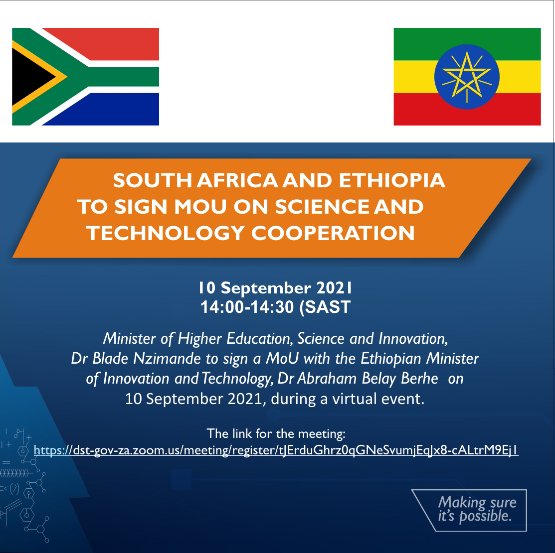 South Africa, Ethiopia to sign agreement on STI cooperation
