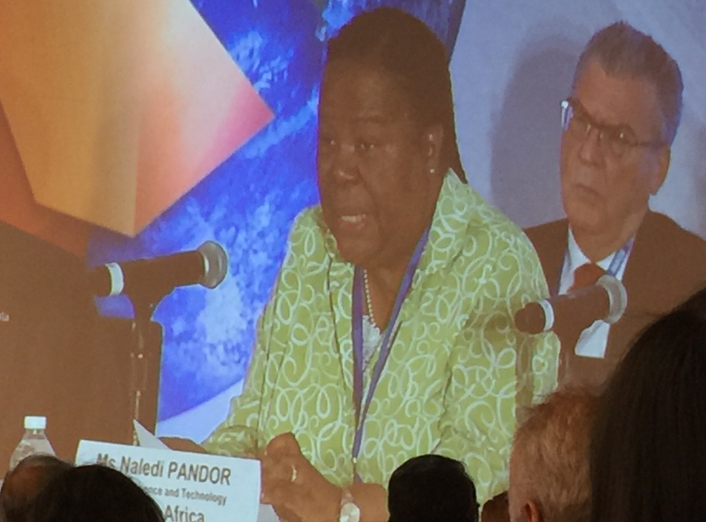 Minister Pandor at 4th Group on Earth Observations Ministerial Summit in Mexico