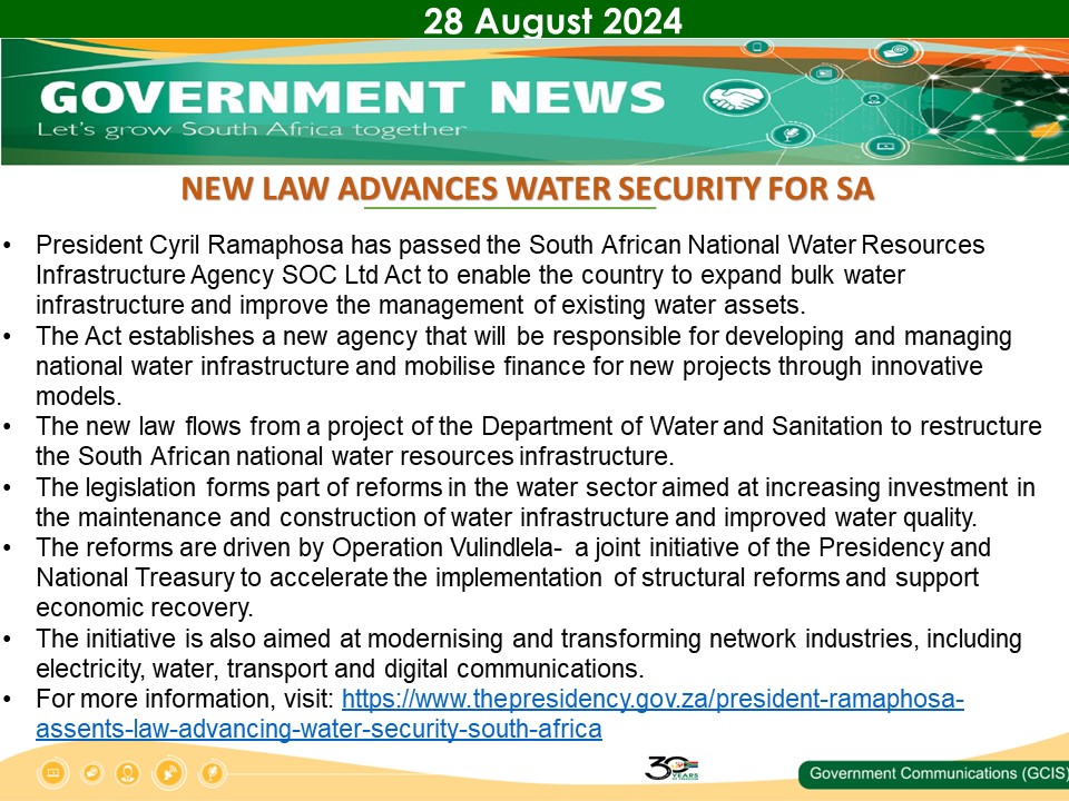 Government Messages - 28 August 2024