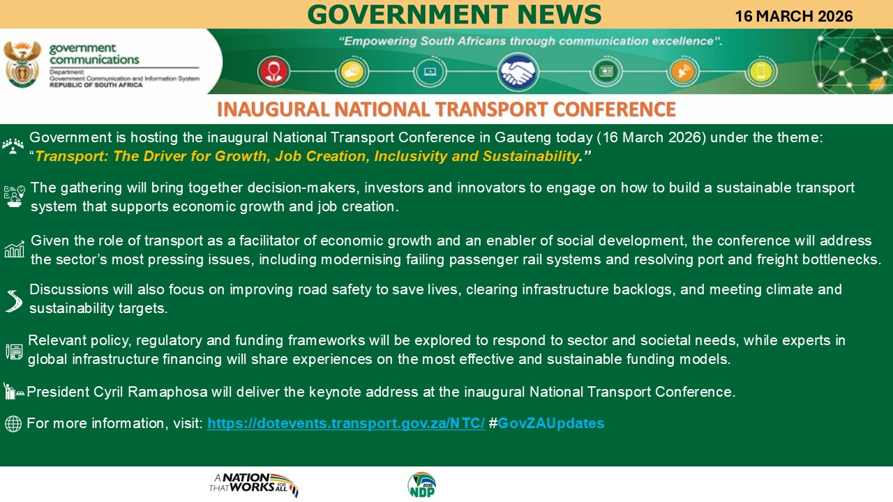 Government messages 16 March 2026