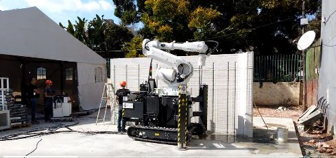 Demonstration of South Africa's first 3D construction printing technology