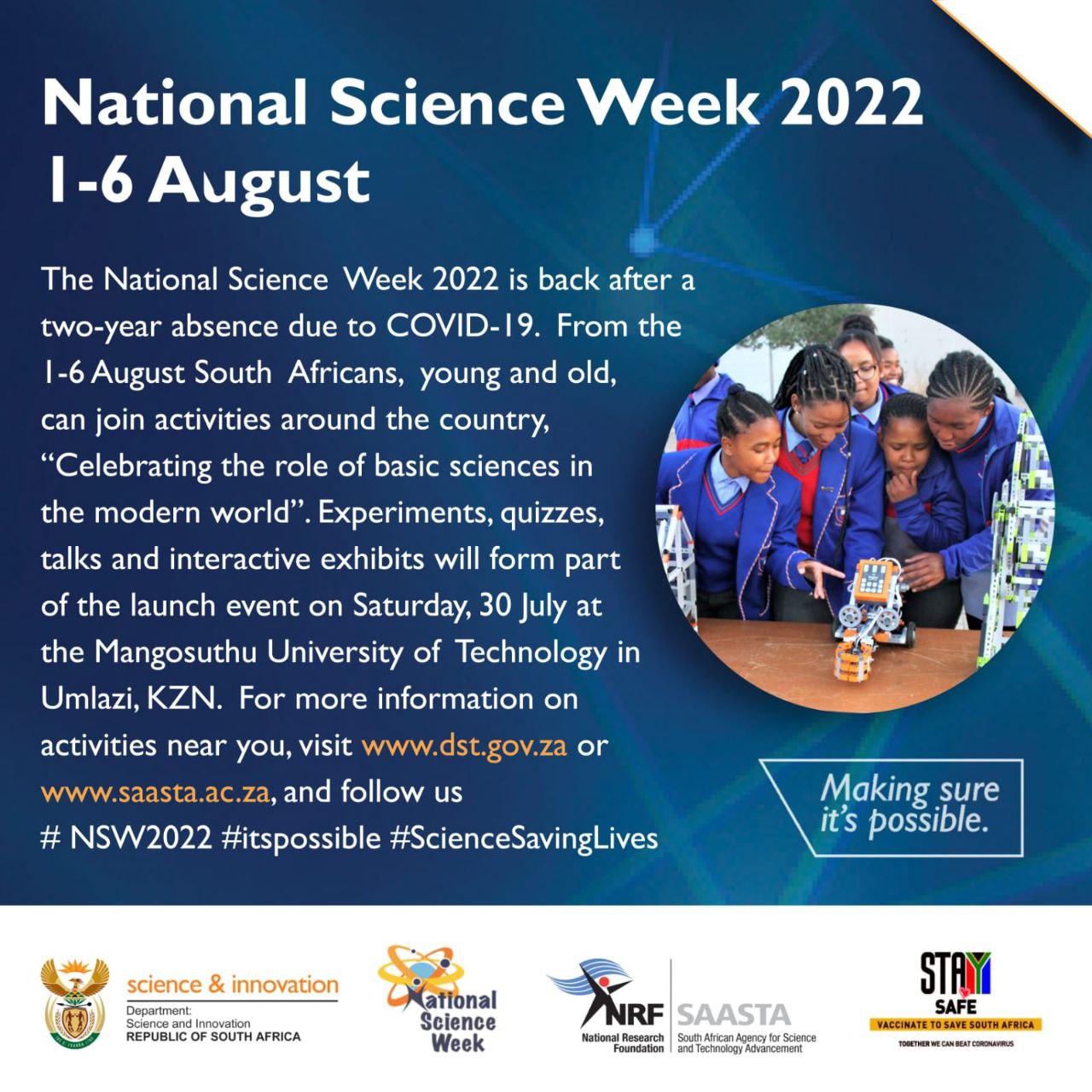 National Science Week 2022 1-6 August