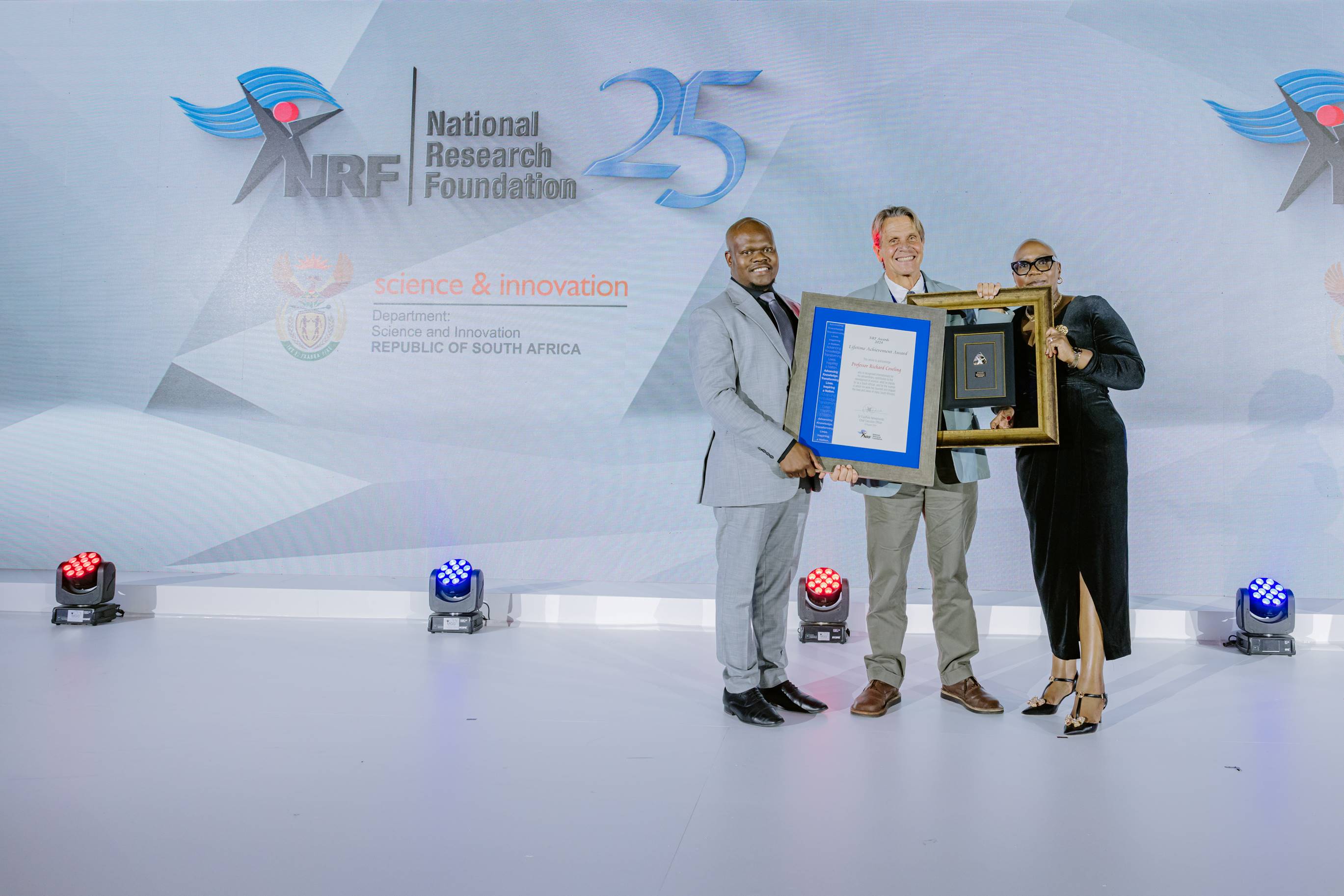 Deputy Minister Gina congratulates NRF on 25 years of excellence in science