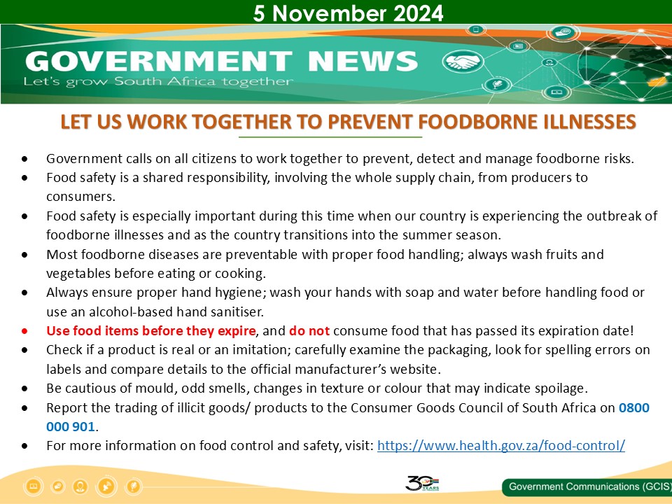 Government messages 5 November 2024