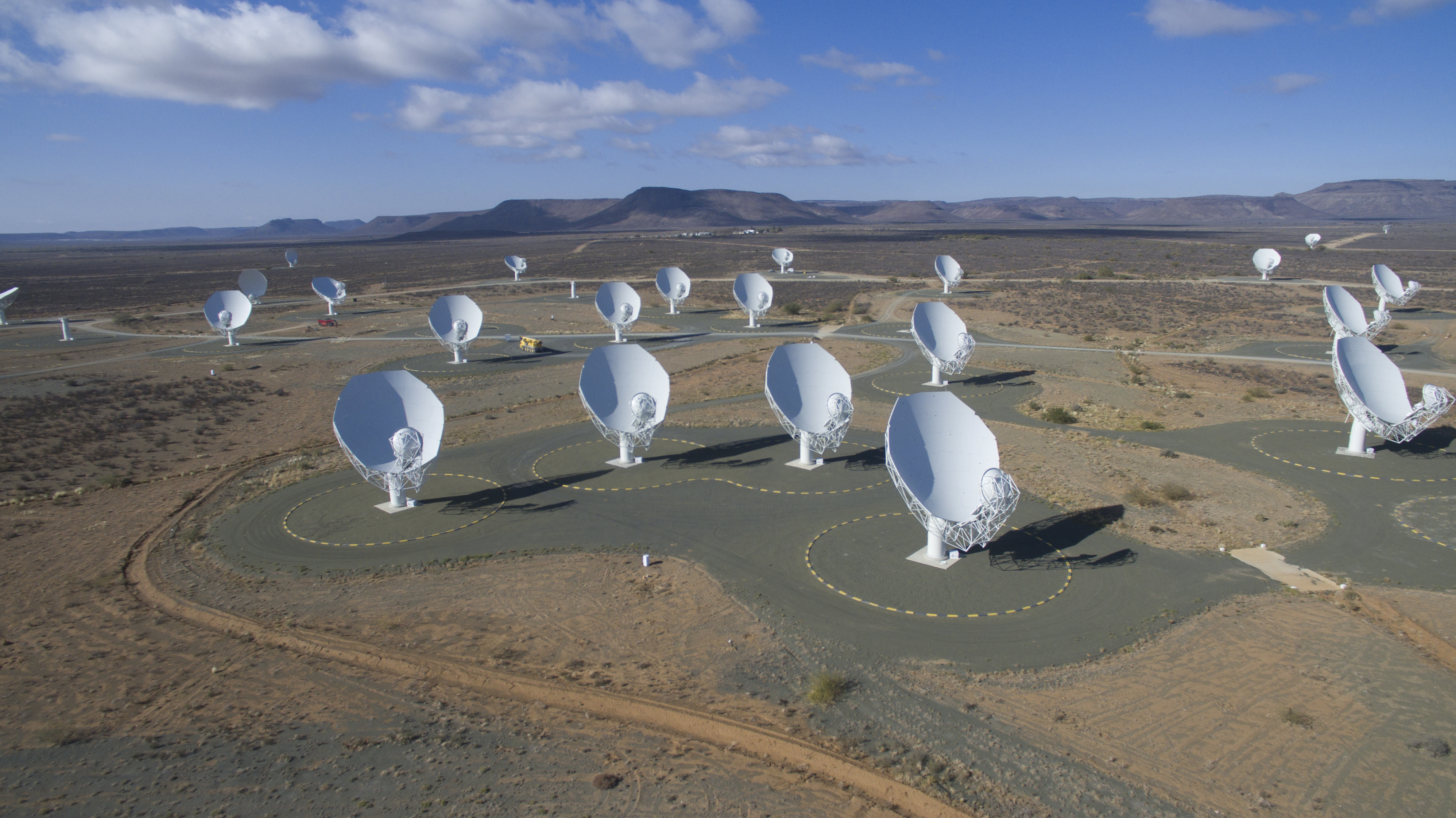 An overview of the MeerKAT radio telescope currently being constructed in the Karoo in the Northern Cape, South Africa. View the MeerKAT photo gallery