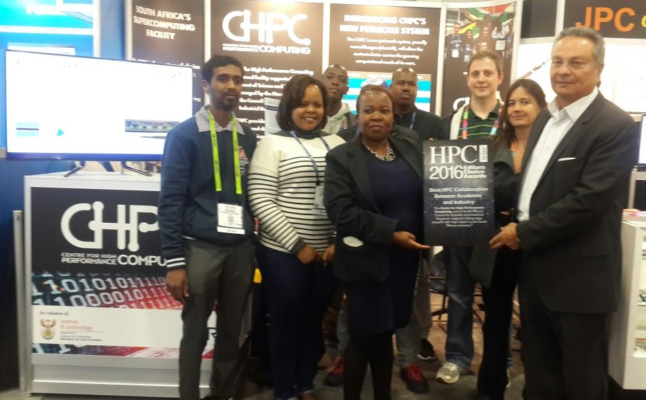 CHPC receives honours in 2016 Supercomputing conference