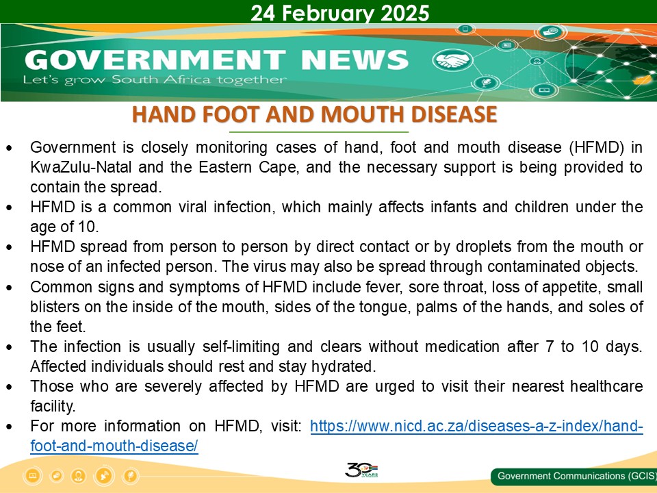 Government Messages - 24 February 2025
