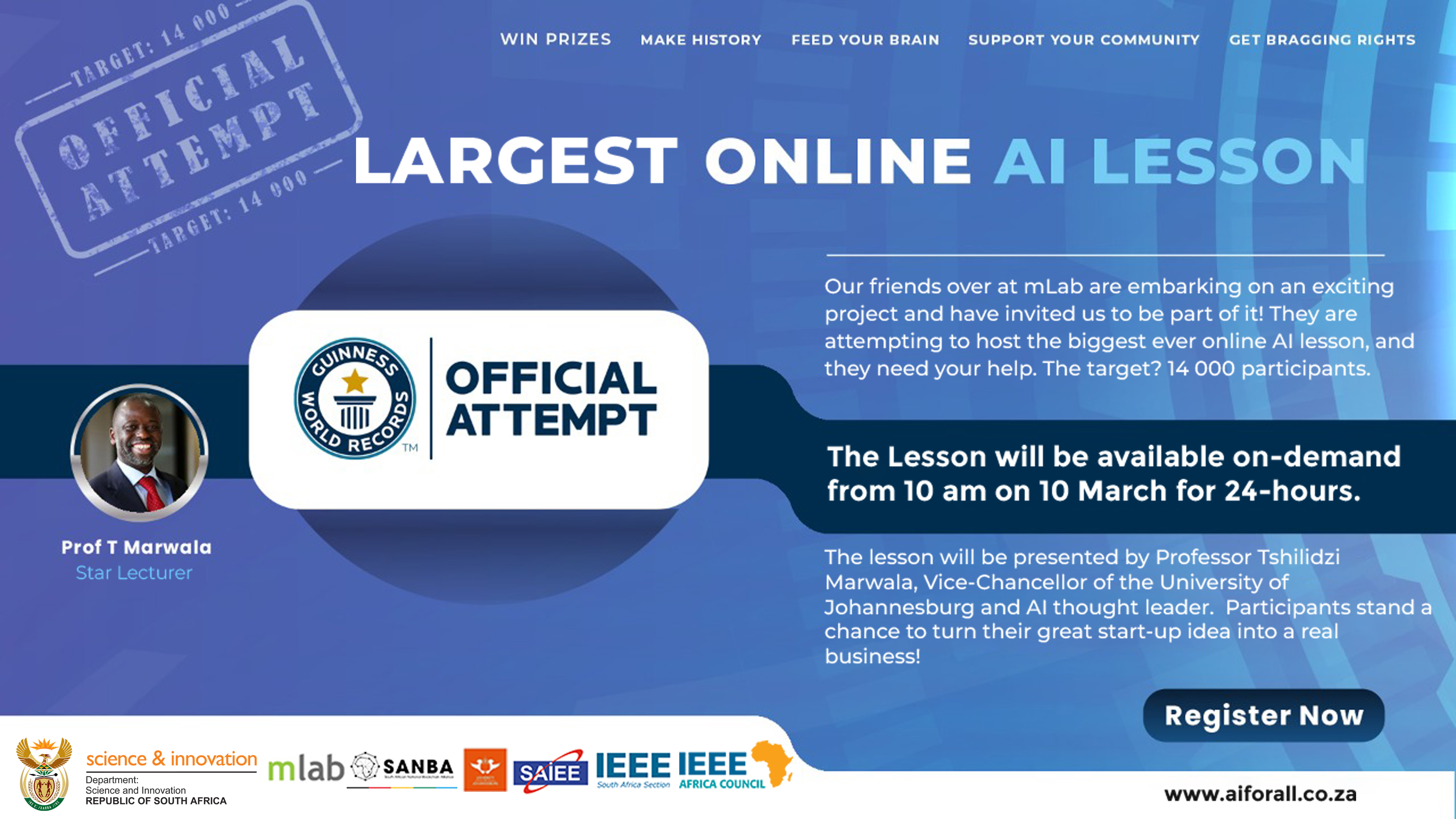 Largest online AI lesson