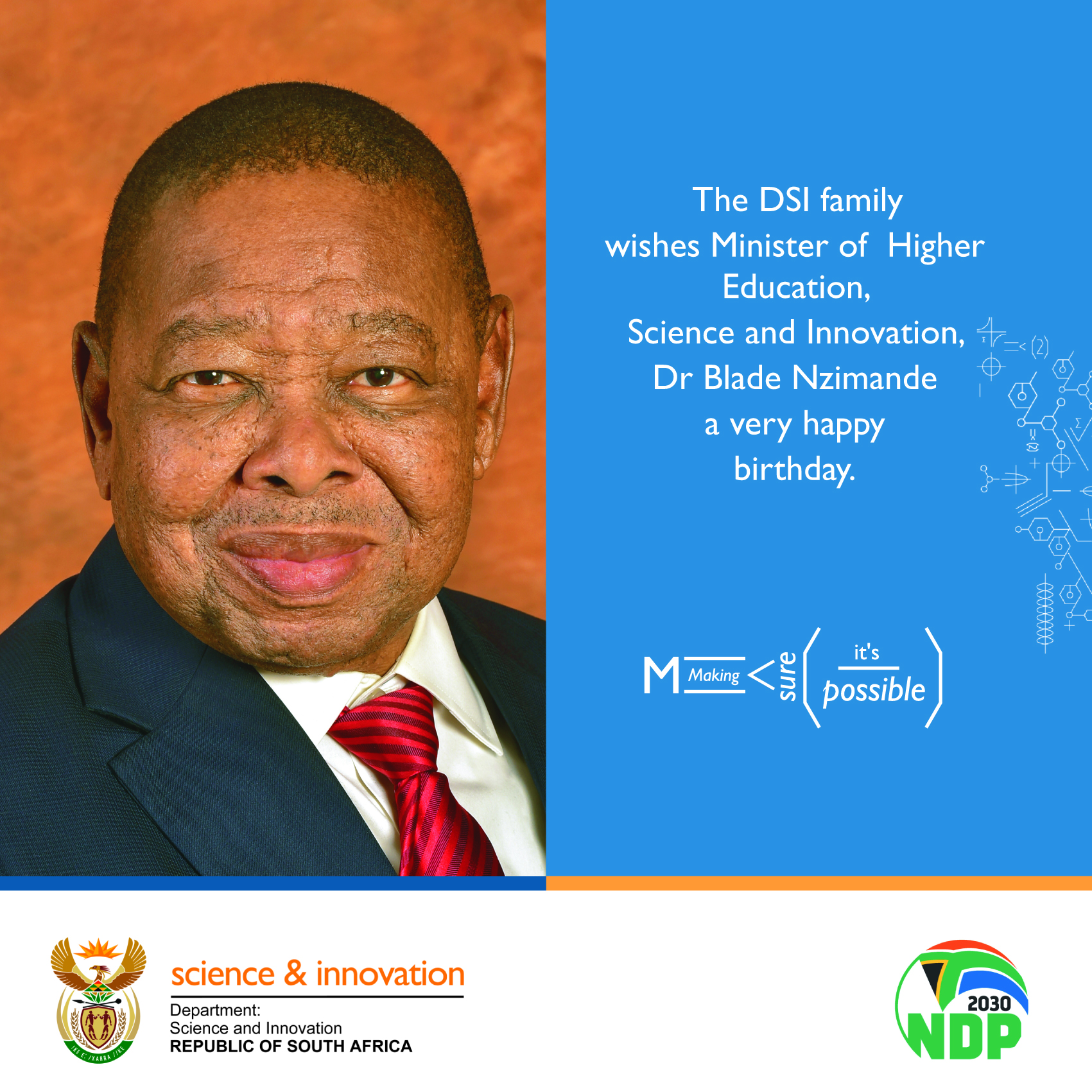 Happy Birthday Dr Blade Nzimande