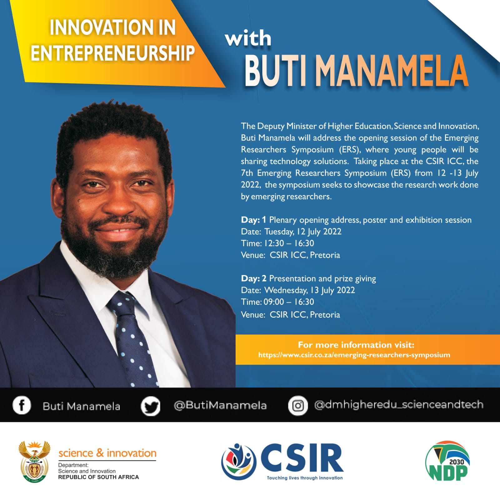 Young researchers to showcase innovative solutions at 7th Emerging Researchers Symposium (12-13 July 2022)