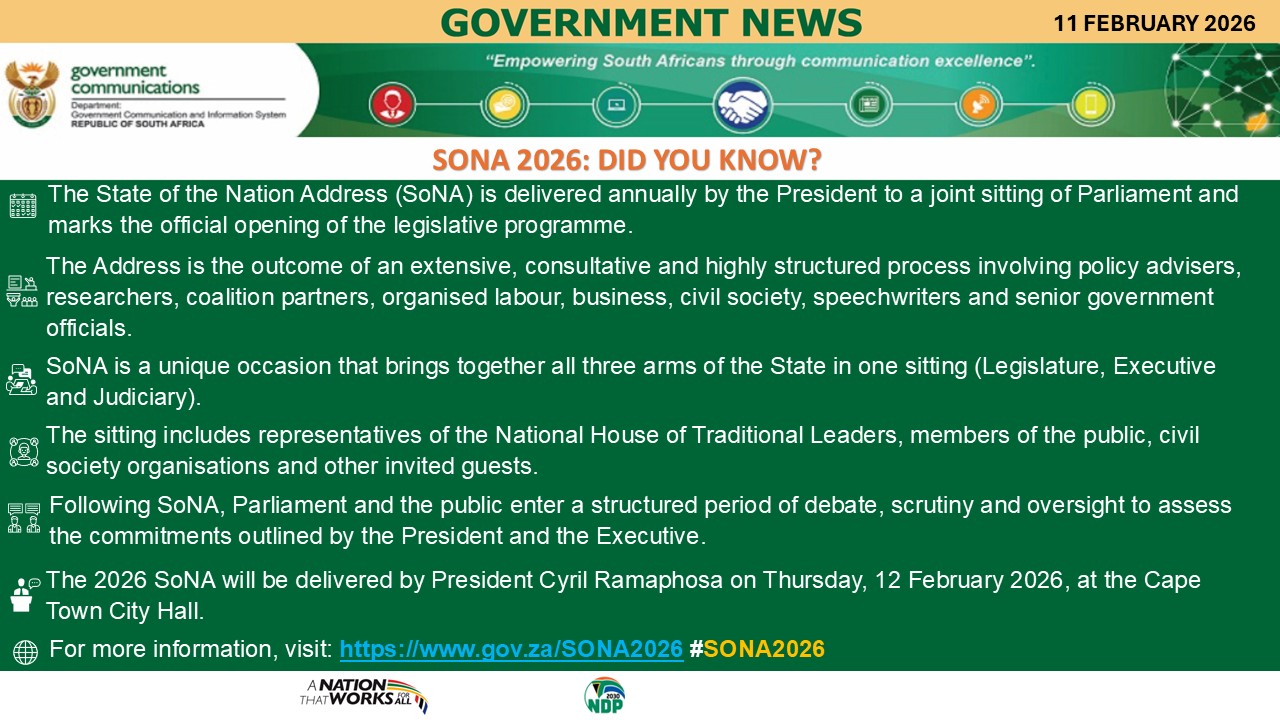 Government messages 11 February 2026