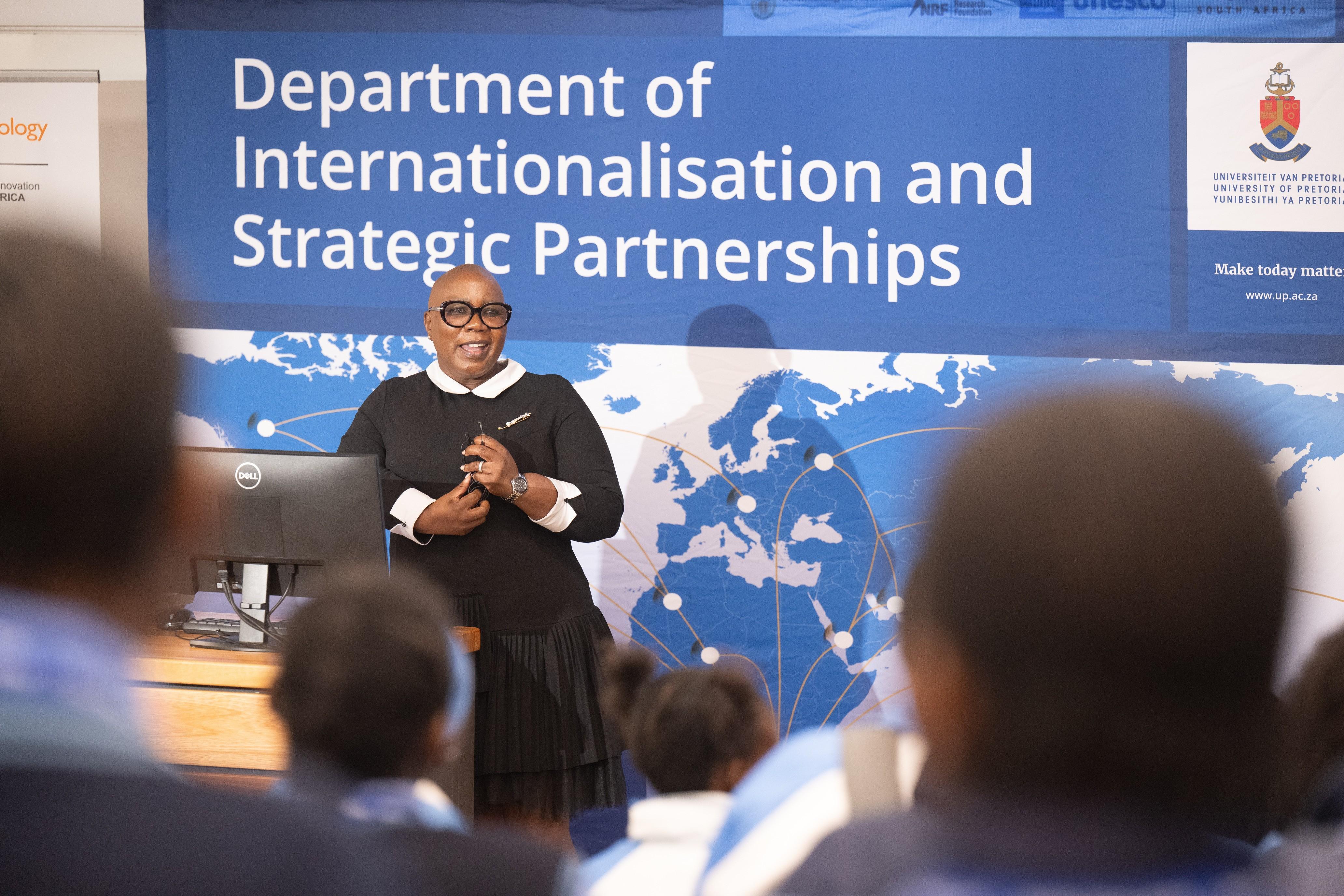 Dr Gina launches inaugural Girls in STEM Programme at University of Pretoria