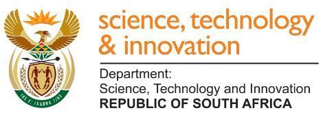 Department of Science, Technology and Innovation — Republic of South Africa official letterhead logo